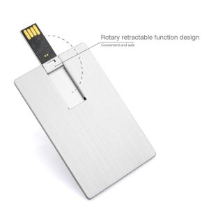 Aluminum Business Card Usb Pendrive 4GB with