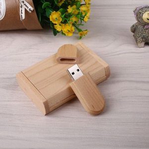 Rounded Wooden USB 1