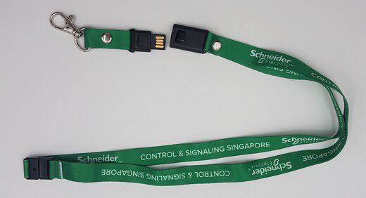 Schneider Lanyard with USB 1