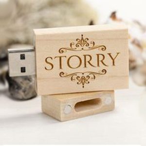 rectangular wooden usb 006