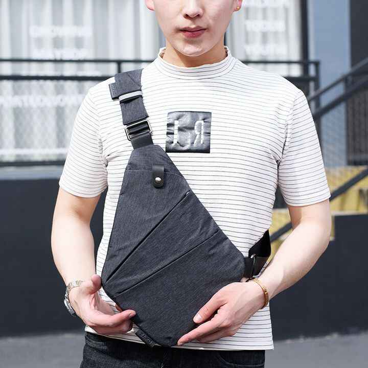 3 Pocket Stripes Sling Bag - Image 6
