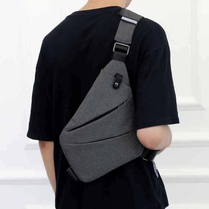 3 Pocket Stripes Sling Bag - Image 5