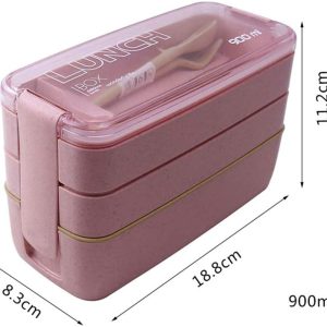 3 Tier Eco friendly Lunch Box 2