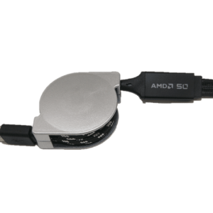 3 in 1 Retractable Light up Logo Cable 1