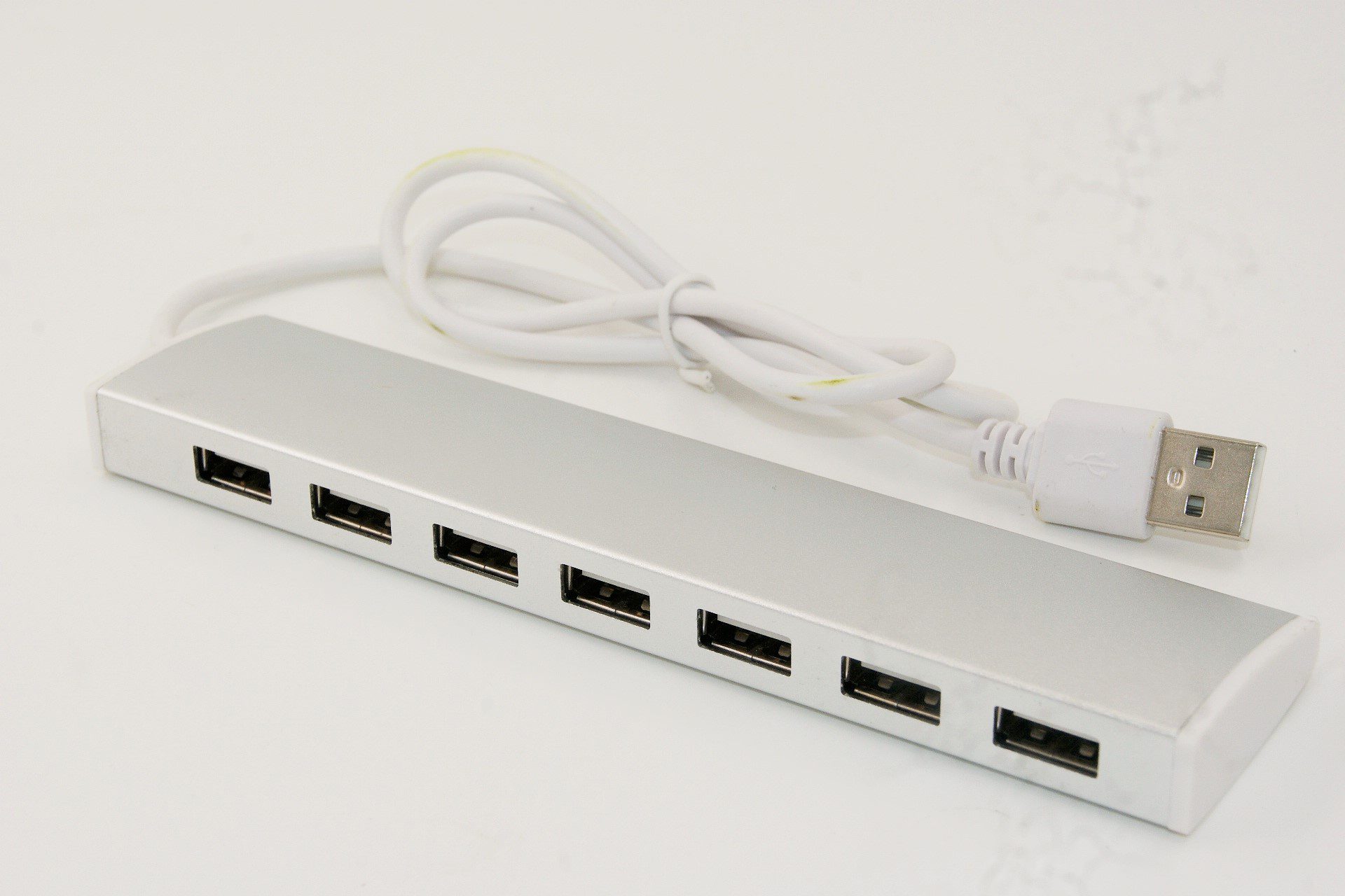 7 long port Aluminium USB Hub 3