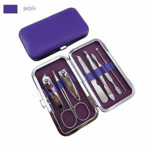 7 pcs Manicure Set in PU Leather Pouch 1