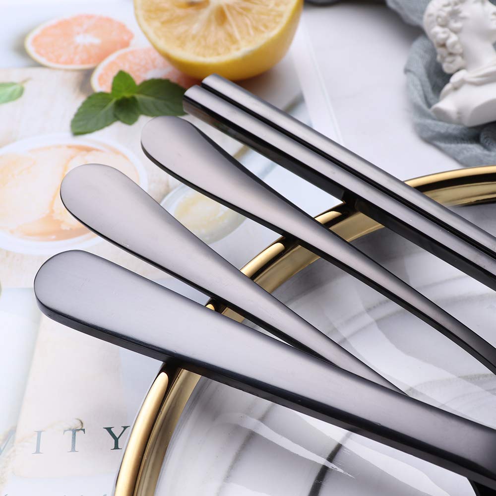 9 Pieces Full Cutlery Set in drawstring pouch 4