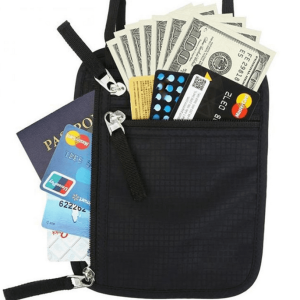 Anti RFID Neck Pouch Passport Holder 1