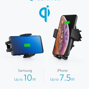 Car Clip Phone Holder Wireless Charger 4