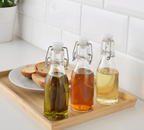 Clear Glass Bottle With Stopper 9