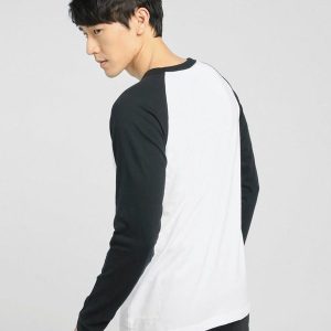 Cross Colour Long Sleeve Round Neck Shirt 1