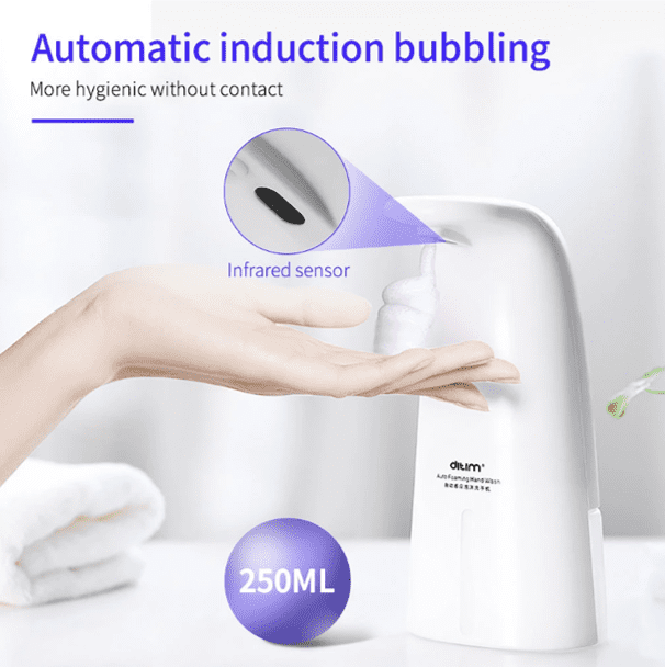 Curve Top Auto Handsfree Soap Battery 3