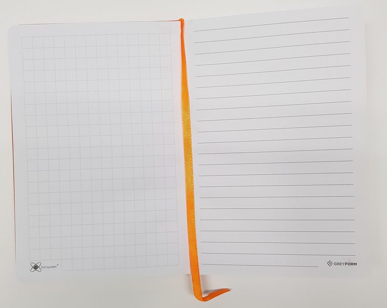 DO0222 010 GREY FORM A5 PU Leather Notebooks with Toolbelt 1