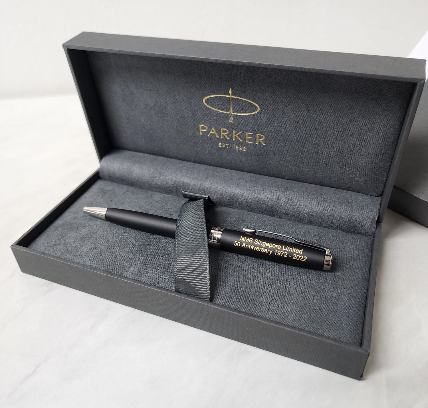 DO0722 002A NMB Parker Sonnet Matt Black CT Ballpoint Pen 2