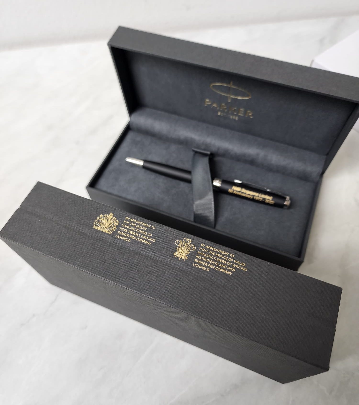 DO0722 002A NMB Parker Sonnet Matt Black CT Ballpoint Pen 3