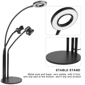 Desktop live lighting stand 18