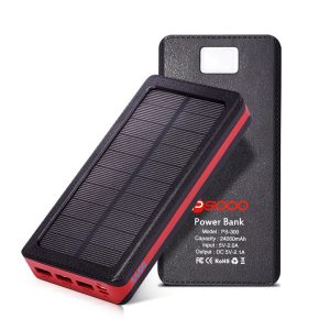 20000mah Waterproof Solar Powerbank