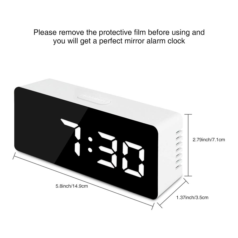 Mirror Digital Clock 4