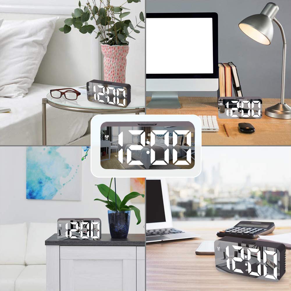 Mirror Digital Clock 9