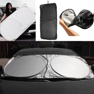 Rounded Foldable Car Sun Shade 2