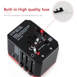 Smart Fast Light Up Logo Travel Adaptor with Type C 1