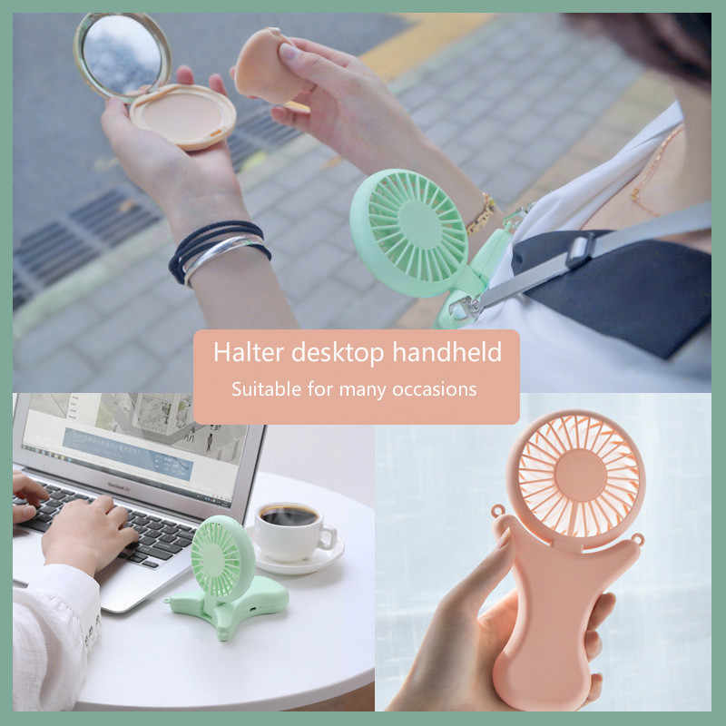 T fold Hand Desk Fan 10