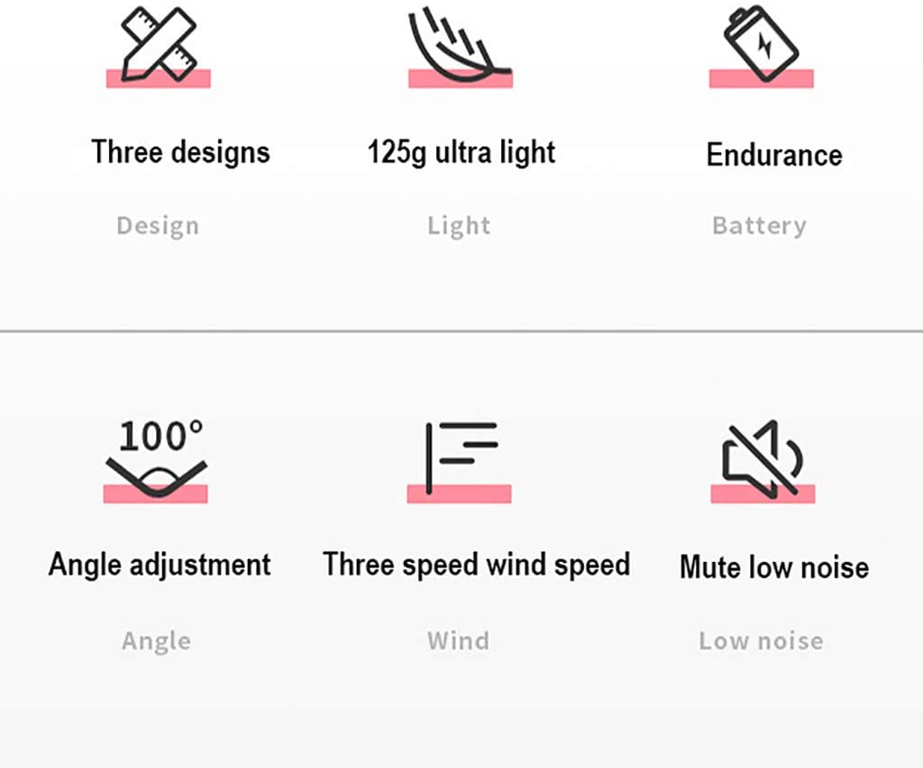T fold Hand Desk Fan 2