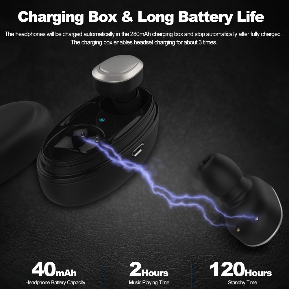 T12 Dual Blueooth in ear Headset 1