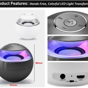 led wireless ball speaker 1