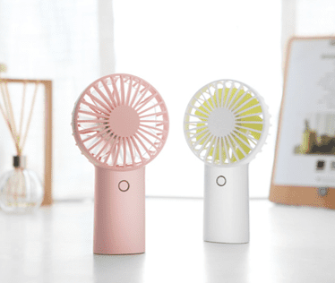 mini handheld 4000mah portable fan 1