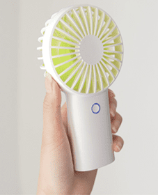 mini handheld 4000mah portable fan 6