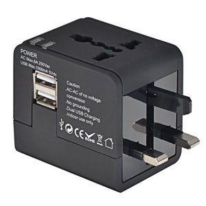 portable square dual usb adaptor 3
