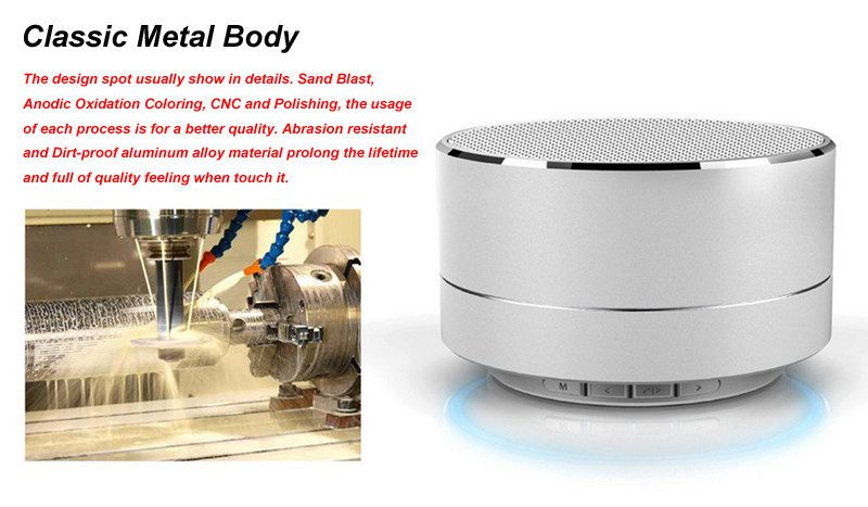 premium metallic wireless speaker 3