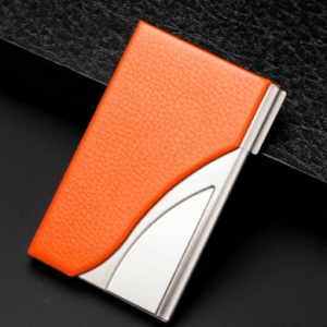 vintage leather card holder 1