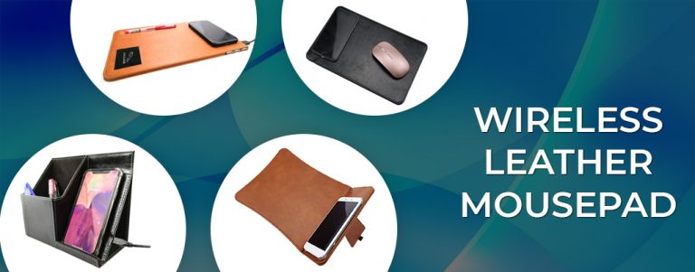 wireless leather mousepad