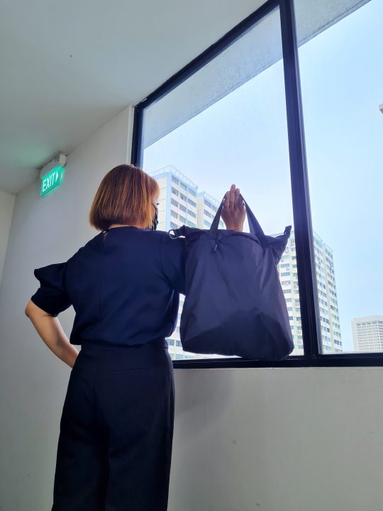 Self Fold Tote Sling Bag 2 scaled