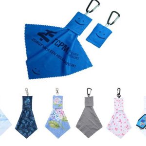 Mini Microfiber Cleaning Cloth in Carabiner Pouch 5