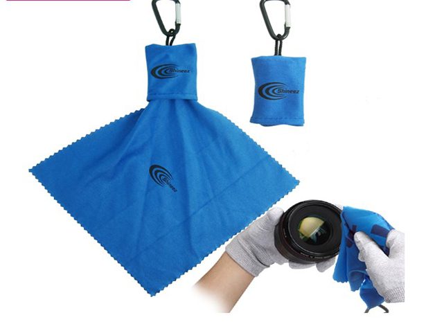 Mini Microfiber Cleaning Cloth in Carabiner Pouch 6