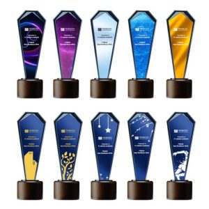 Hexa Crystal Acrylic Plaque