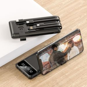 10000mah In Built Cable Phone Stand Powerbank 4