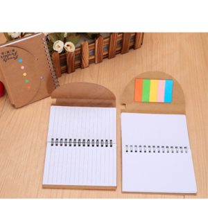 Eco Kraft Book with Post it 1