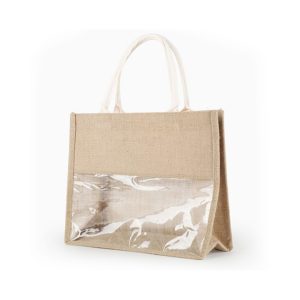 Window Jute Tote Bag