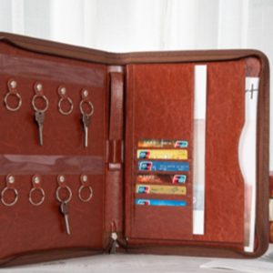 8 Key Leather Folder Organizer 3