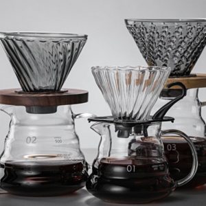 Coffee Filter Drip Glass Cup 12