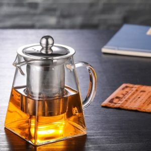 Pocket Filter Tea Pot Glass Pot 4