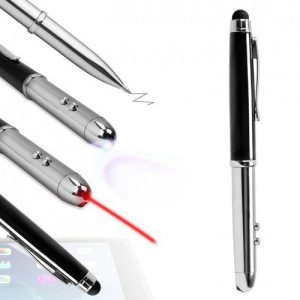 4 in 1 Ballpoint Laser Pointer Stylus Pen