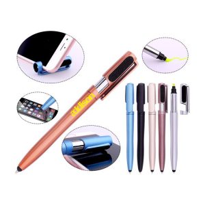 5 in 1 Phone Holder Stylus LED Pen 8