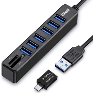 8 in 1 USB HUB with Reader 3