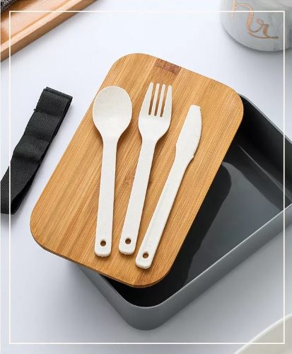 Bamboo Lid Lunch Box 12