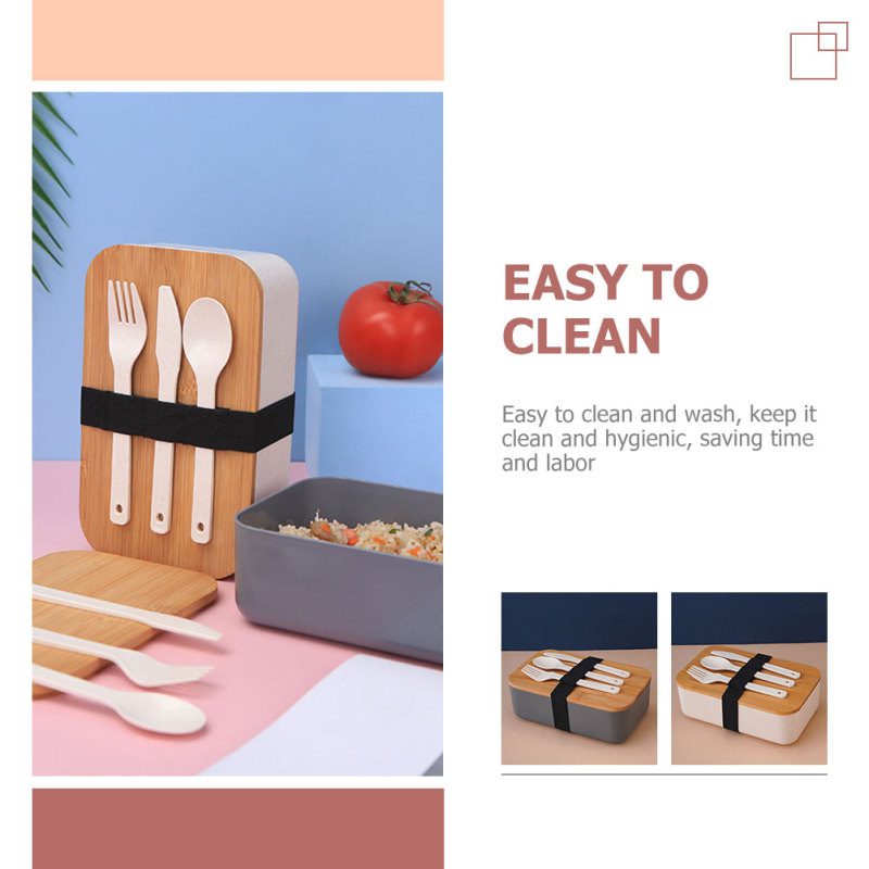Bamboo Lid Lunch Box 13